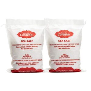 Amorcito Corazón – Coarse Sea Salt, Natural Salt From México – 700gr (2 pack)