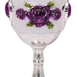 DOITOOL Wine Chalice Goblet Gem Wine Goblet Chalice Goblet Cup Unbreakable Goblets Metal Drinking Goblet Red Wine Glass Small Goblet Goblets Elegant Wine Goblet Martini Europe