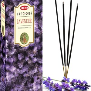 HEM Lavender Incense Sticks Pack Of 120 | Natural Relaxing | Aromatherapy Incense For Air Purifier, Mind & Spirit & Ritualistic Fragrance | Gift Set – (15 gms each)