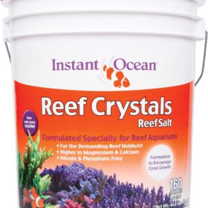 Instant Ocean Reef Crystals Reef Salt, Formulated Specifically For Reef Fish Tank Aquariums