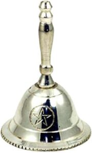 New Age Imports Inc. Altar Bell with Pentagram Design, 3 inches tall