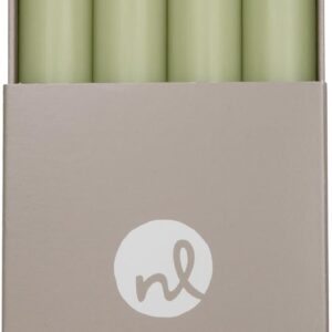 Northern Lights Candles Premium Tapers 7″ 12PK – Sage Green – 71762