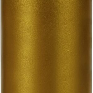 Pillar Candle, 3 by 6-Inch, Metallic Bronze Gold