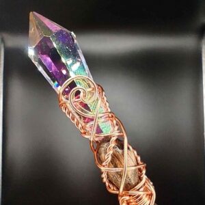 Rainbow Prism Oak Magic Wand