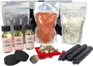 Uncrossing & Protection 3 Spell Ritual Kit for for Curses, Hexes, Jinxes & Negativity for Wiccan, Pagan, Conjure & Magic Rituals