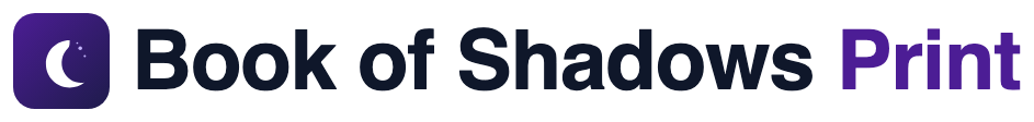 Book of Shadows Print logo